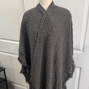 Cost Plus World Market Gray Textured Wrap